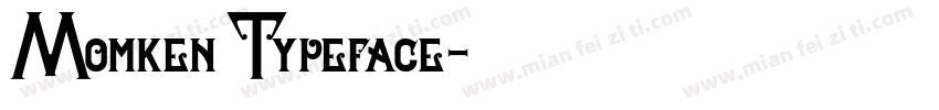 Momken Typeface字体转换